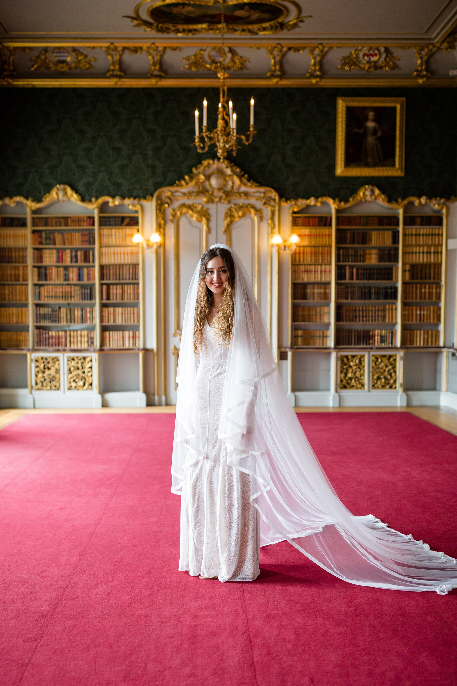 A photo of a jewish Bride at Wrest Park