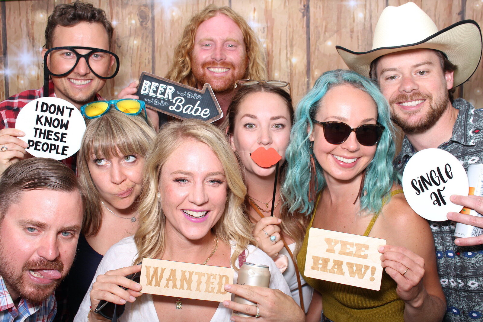 stampede party photo booth