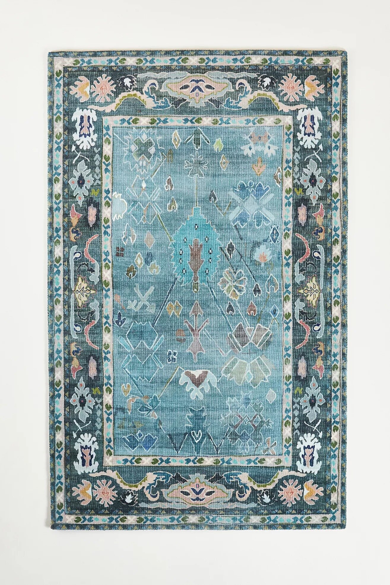 Luxury Blue Area Rug