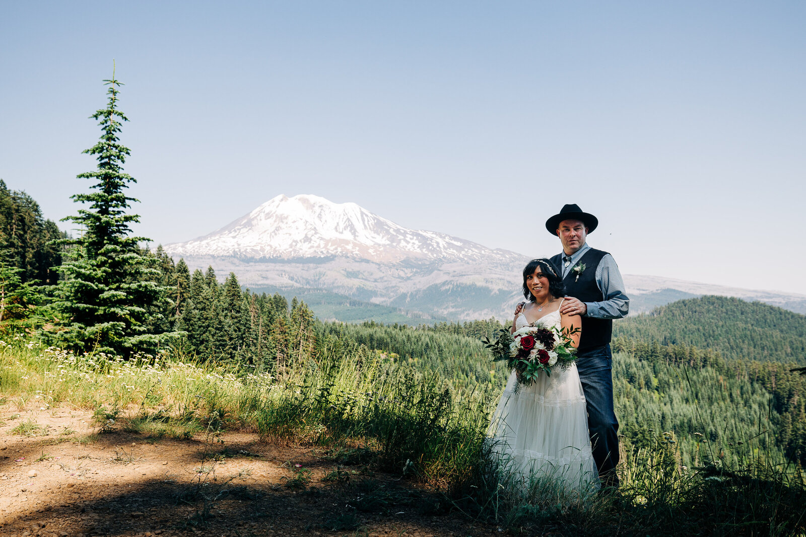 Mountain Peak Adventure Microwedding off-road