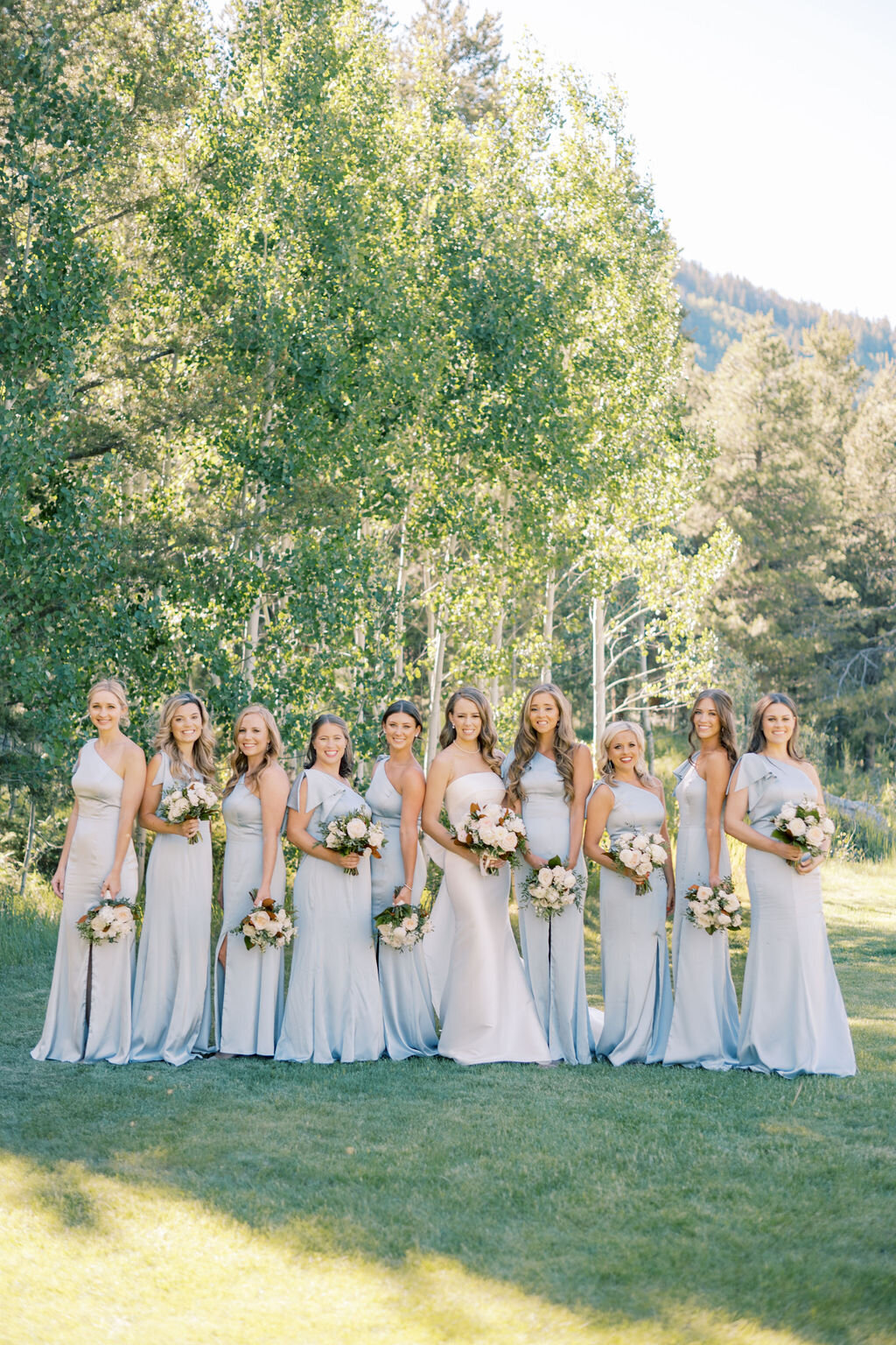 Camp Hale, Summer wedding, Vail, Colorado, dusty blue fourth of july wedding