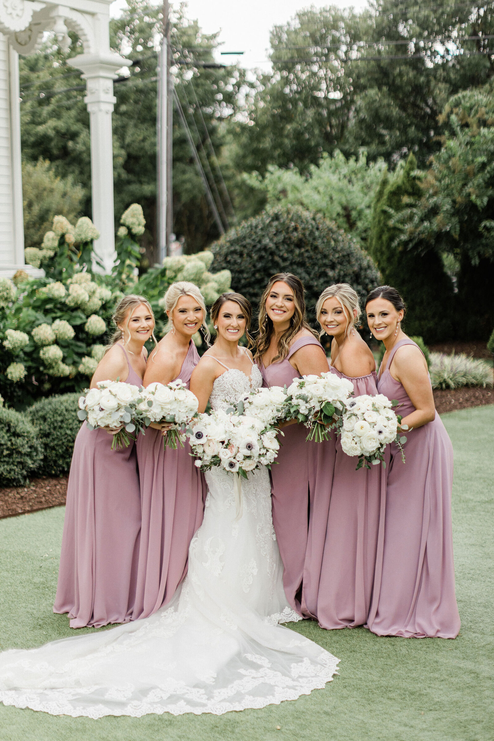 Merrimon Wynne House  Bridesmaids Photos