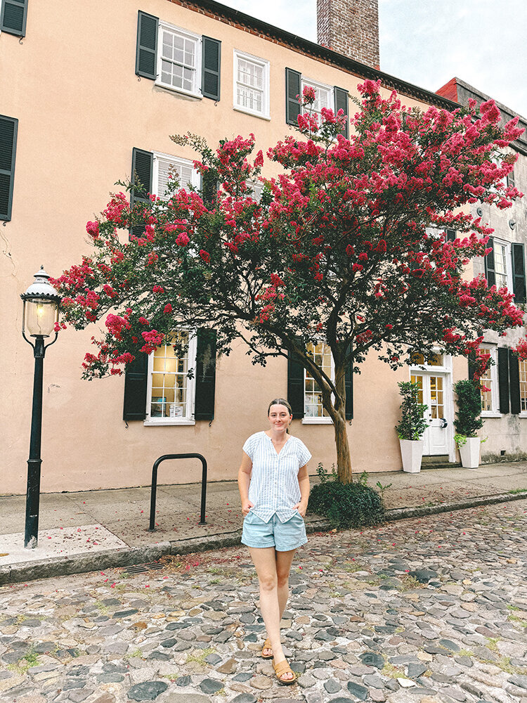 girl on a charleston street