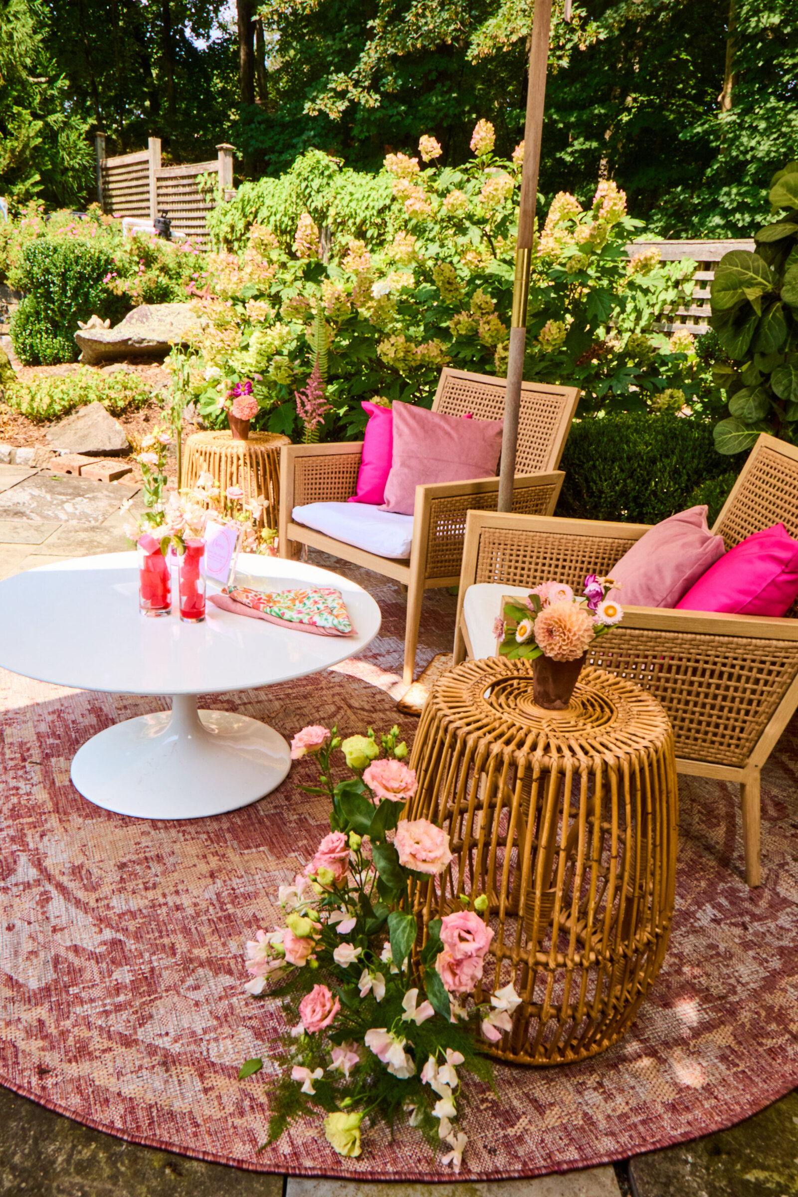 Poolside cocktails