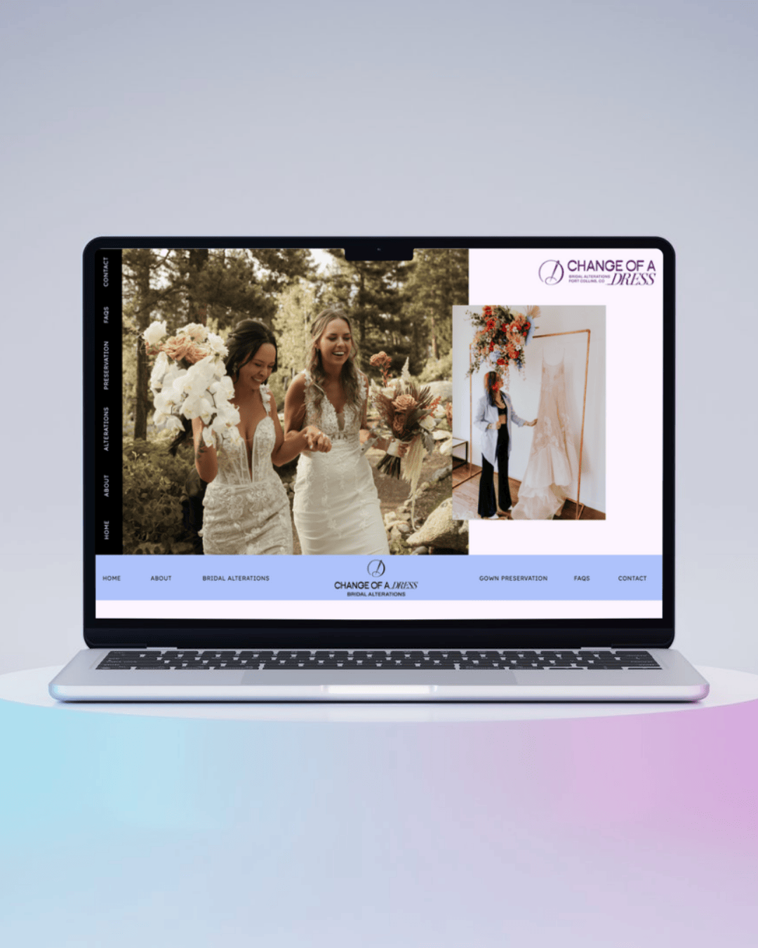 change-of-a-dress-website-mockup