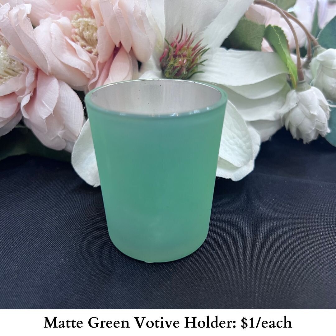 Matte Green Votive Holder-903