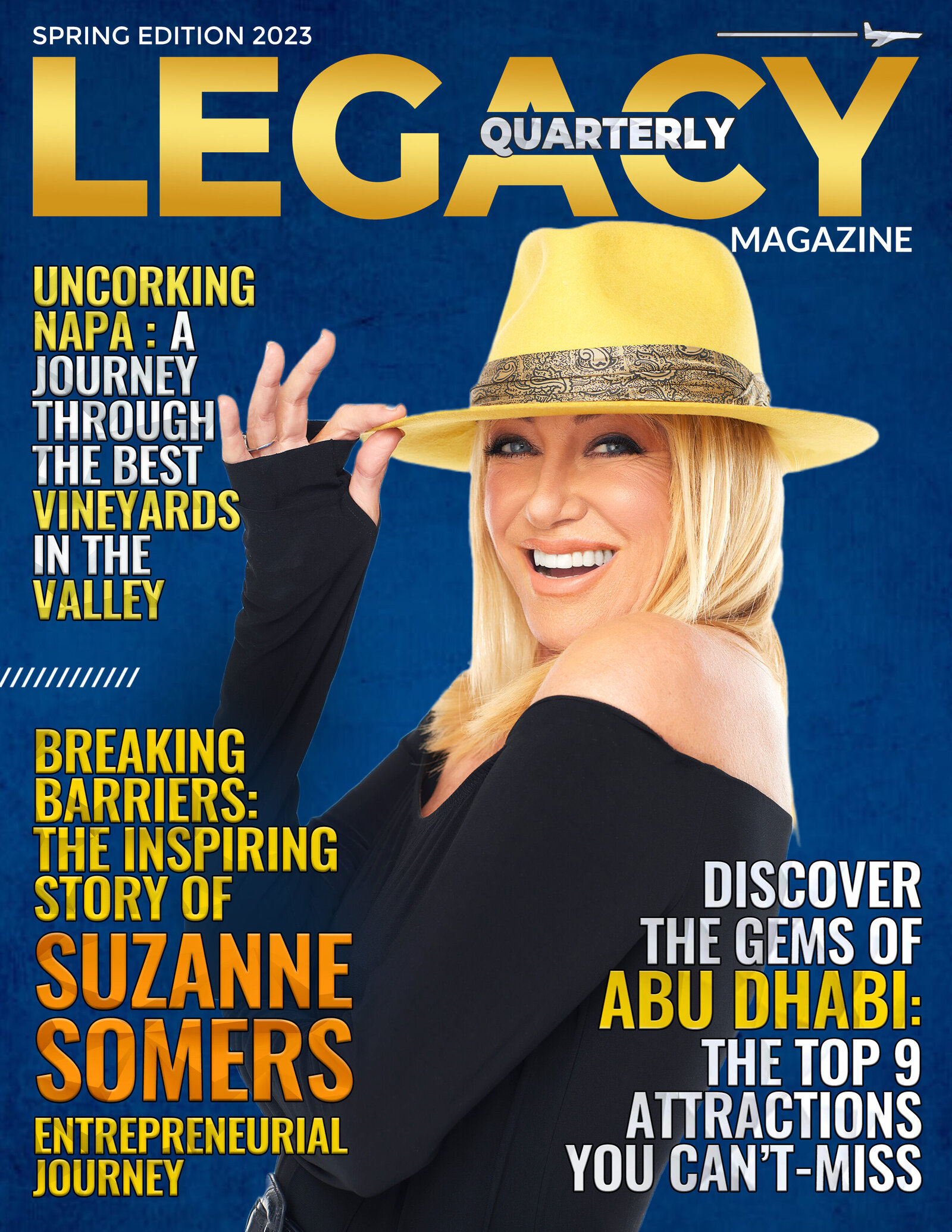 Inflight Magazine featuring Suzanne Somers