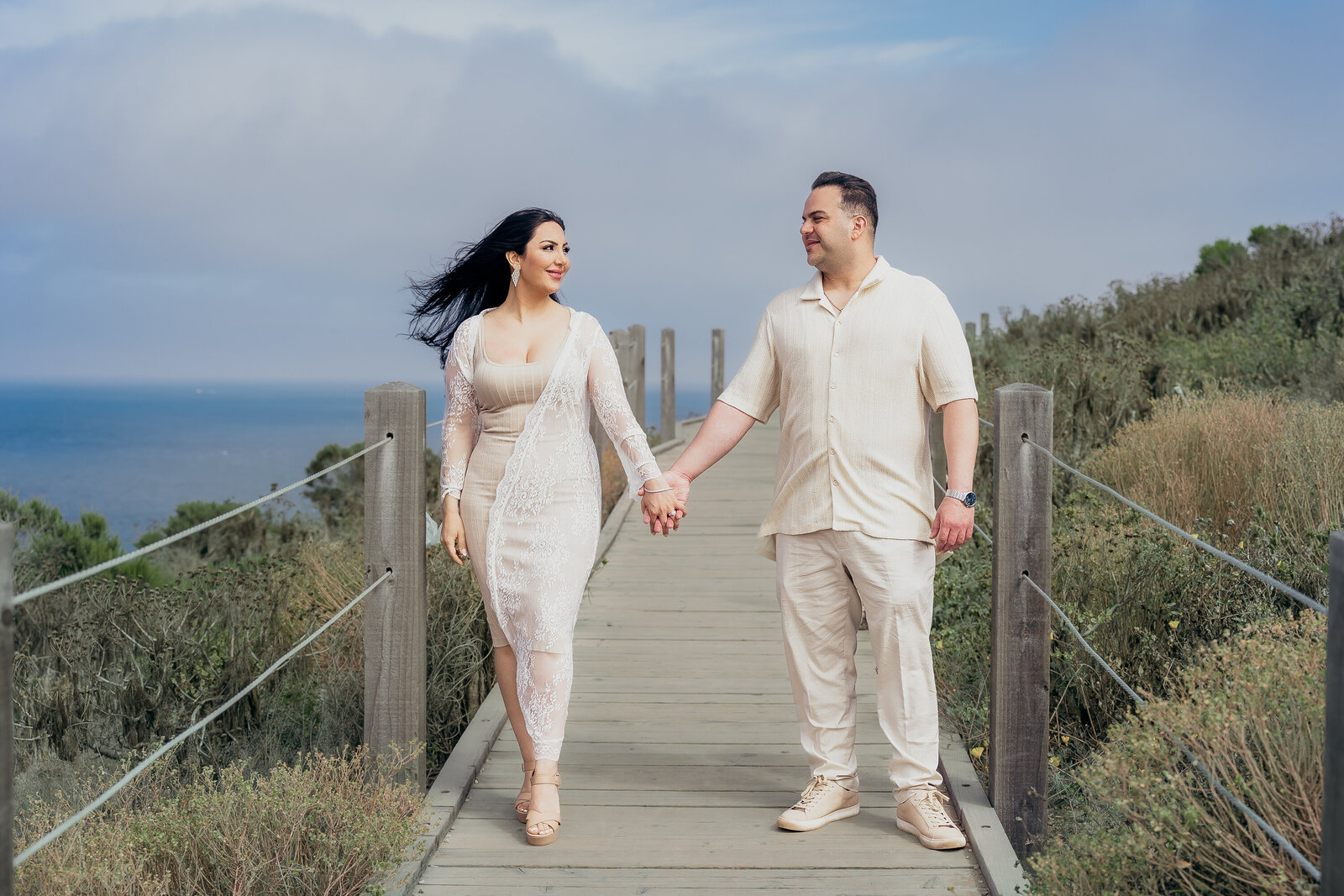 malibu engagement session