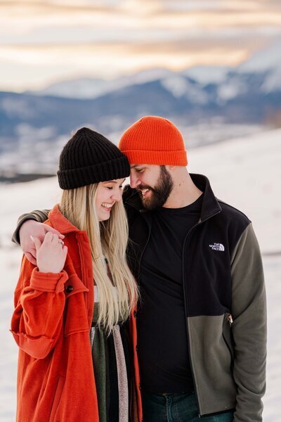 Adventure couple photography in Colorado capturing the thrill of exploring the Rockies together with Sam Immer Photography.