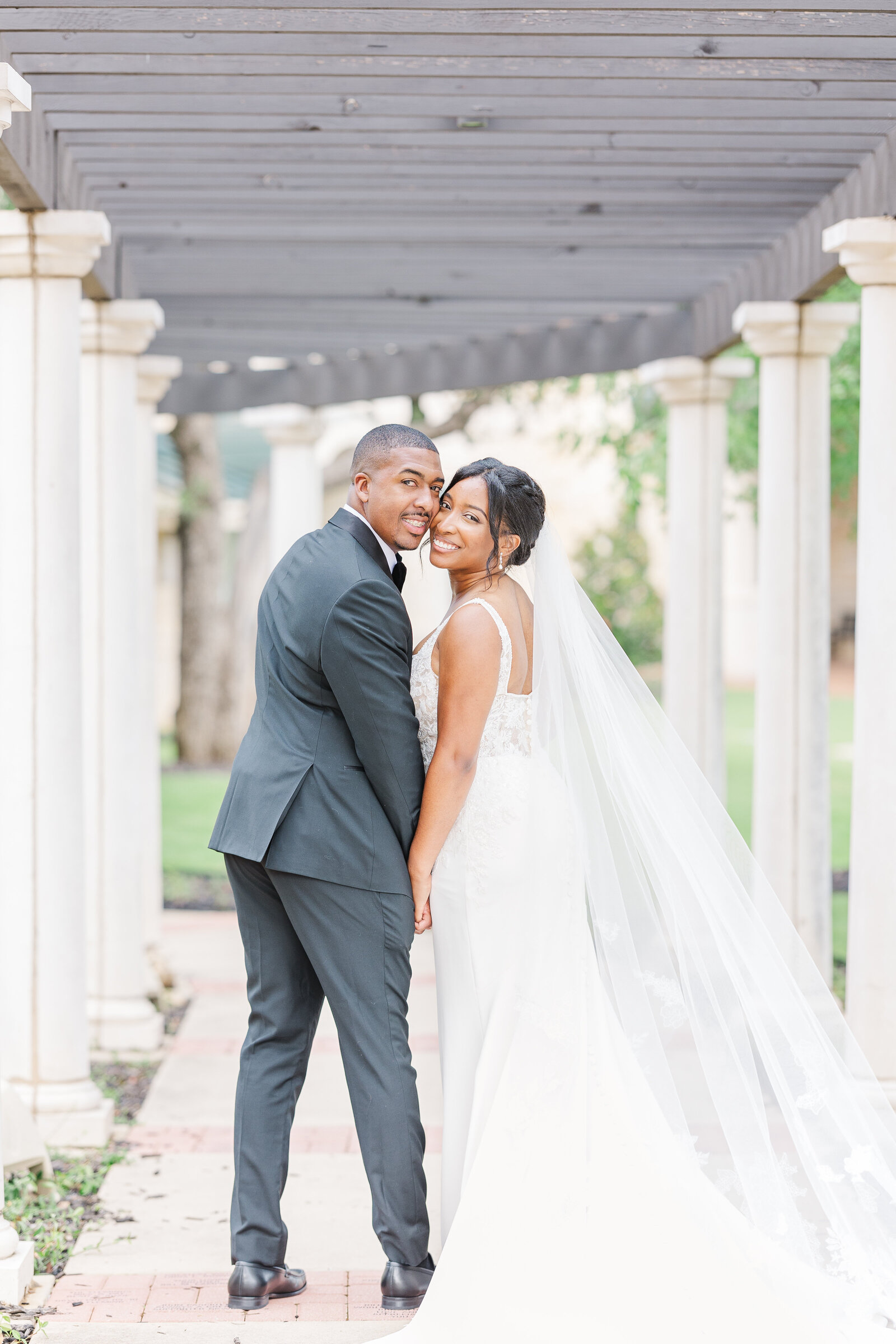 Intimate wedding couple photography outdoor after ceremony
