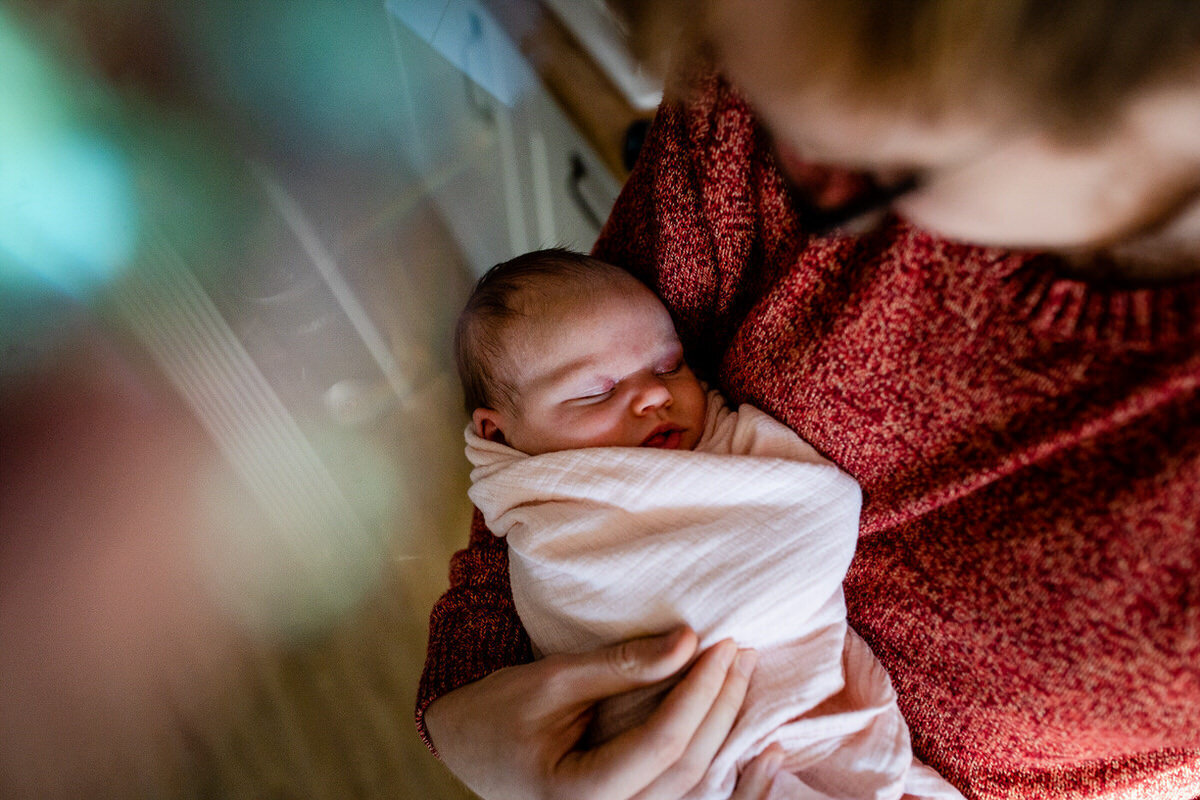 mothernew dad holding his newborn child or the bride walking her daughter down the aisle