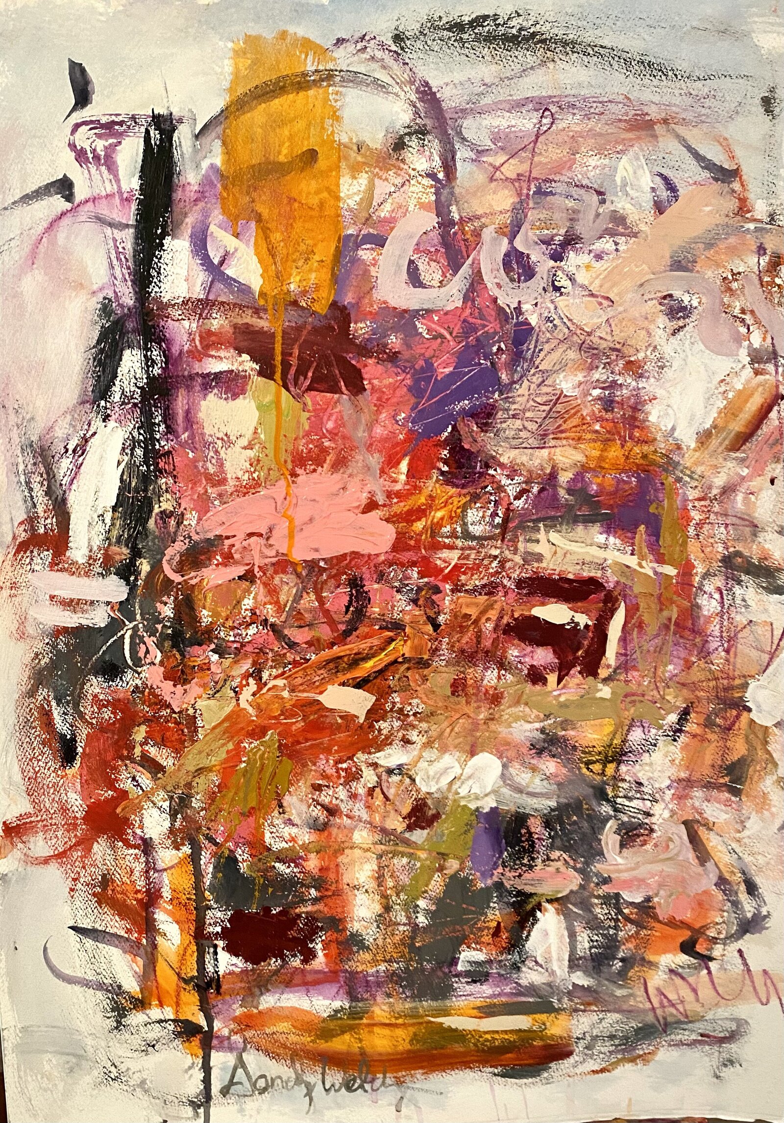 acrylic-on-paper-painting-cosmo-sandy-welch-art