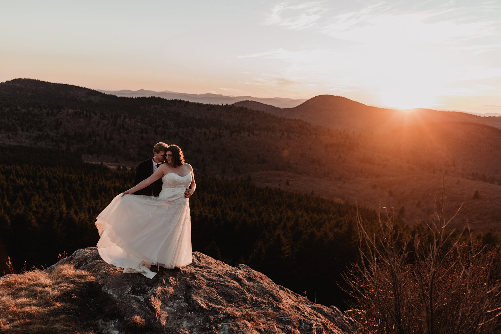 Asheville North Carolina Wedding | Adventure Elopement Photographer