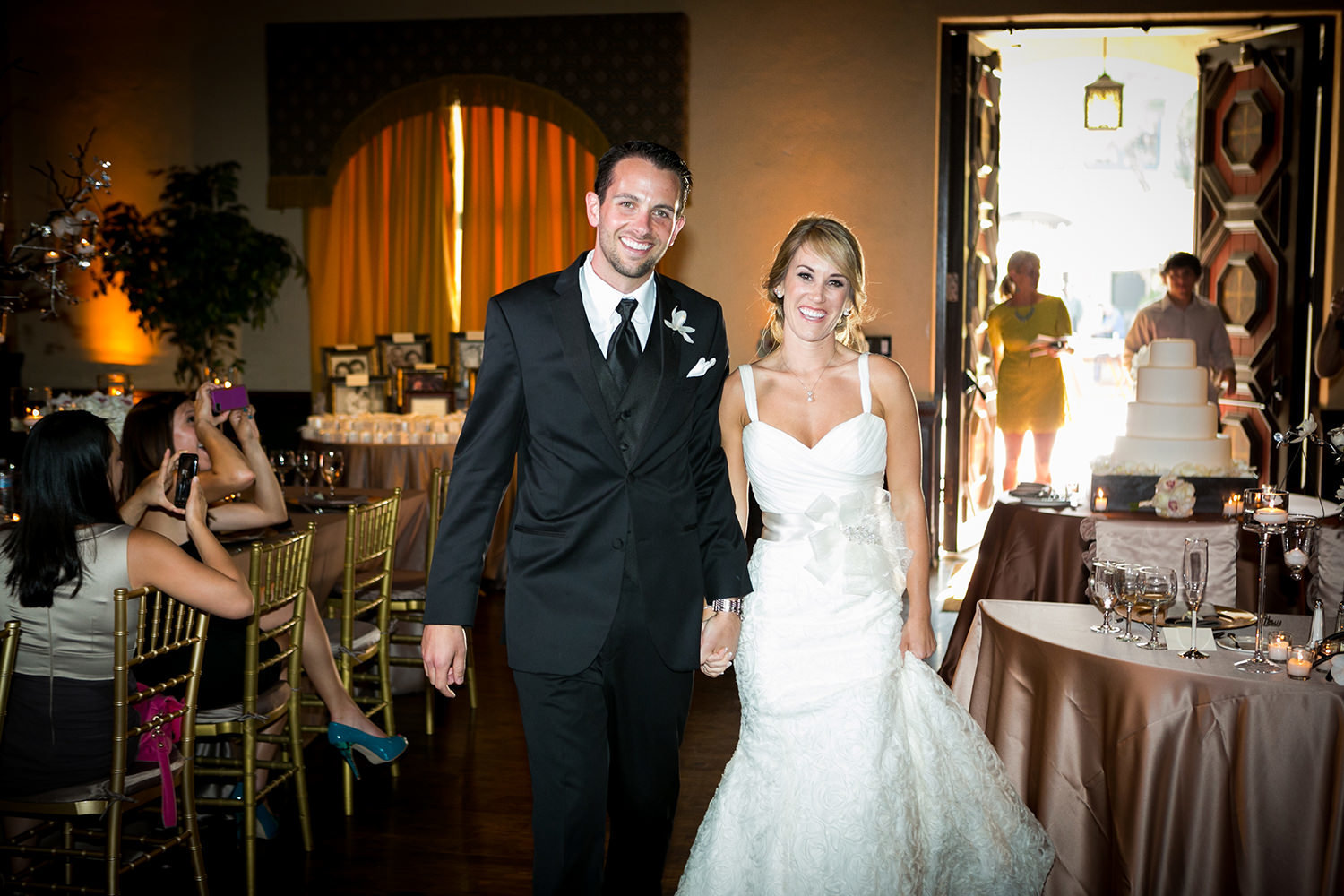 stunning reception space at the prado ballroom