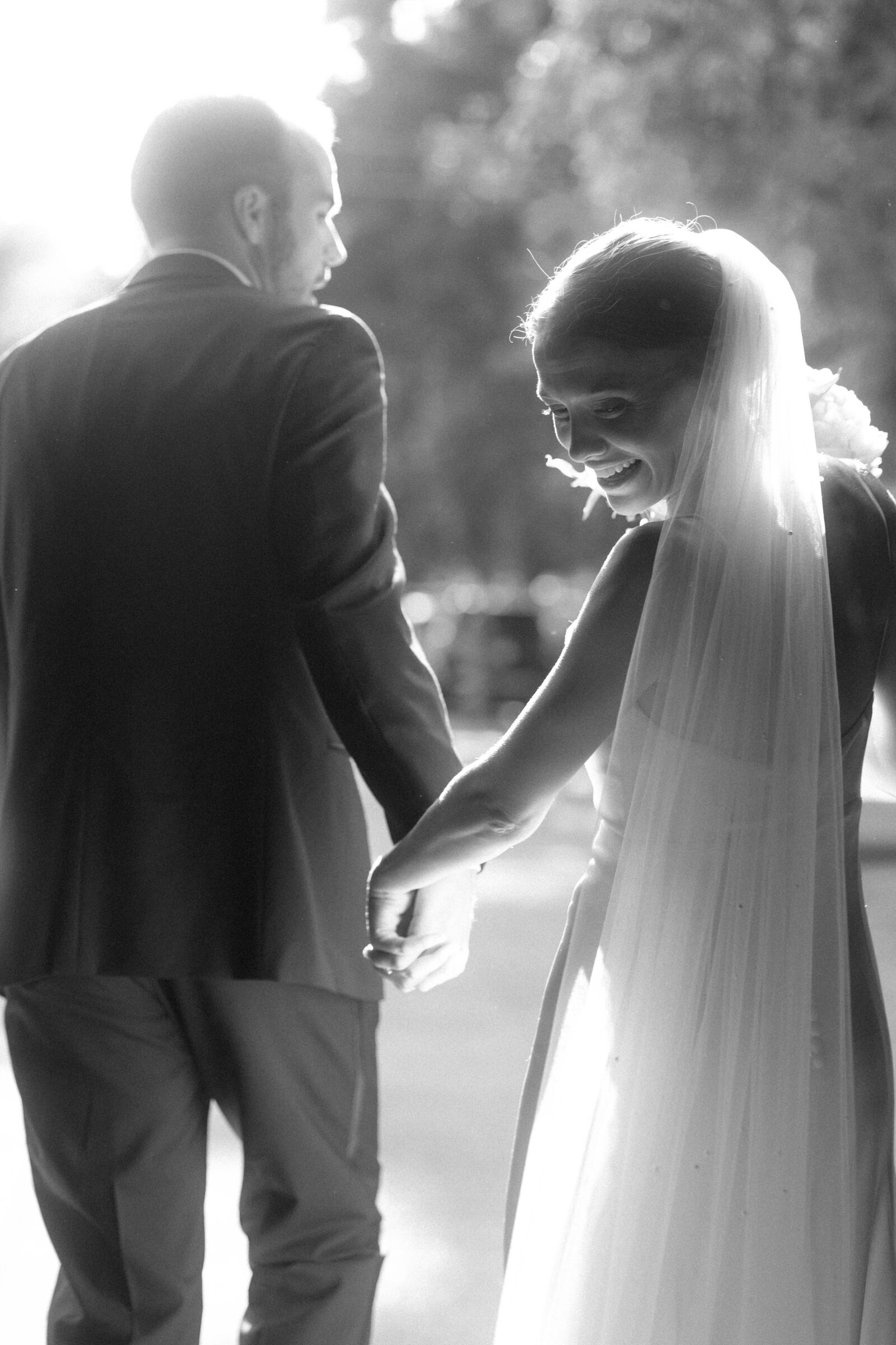 Sunlit couple's portrait Nashville Tennessee wedding, Lindsey Whatley Photo, East coast documentary-style wedding photographer for the untraditional