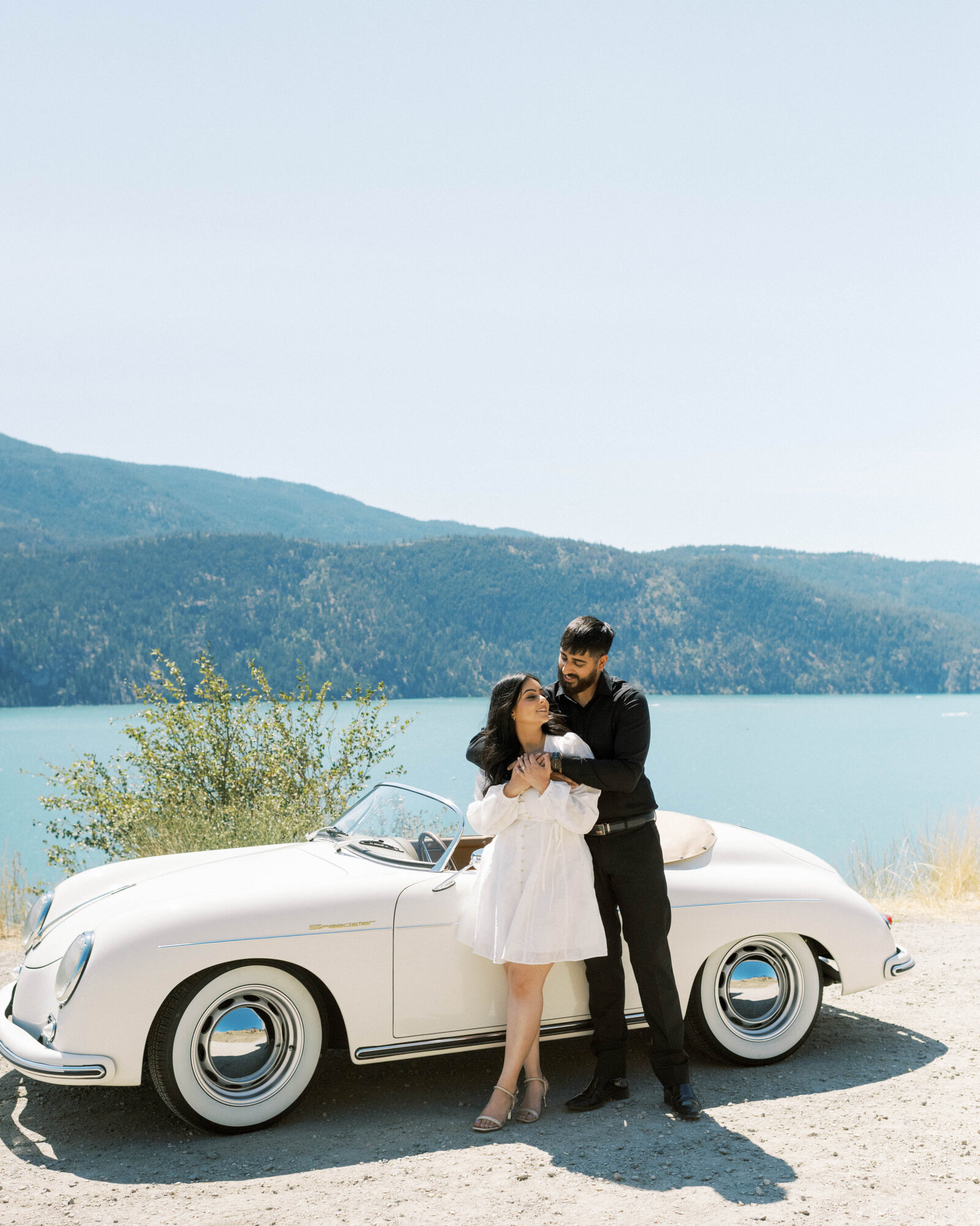 Vintage Engagement Car for Hire | Porsche 356 Speedster