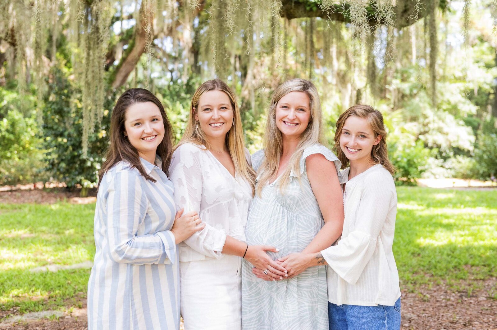 family at park in HHI SC