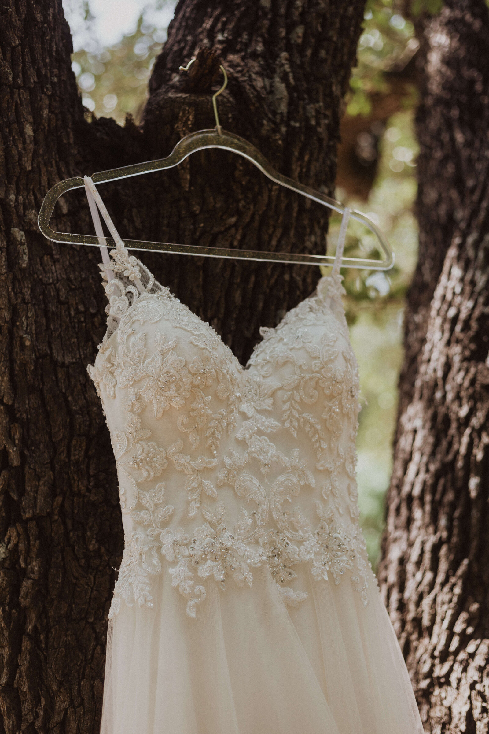 Wedding Details White Bridal Dress by TLC Photography