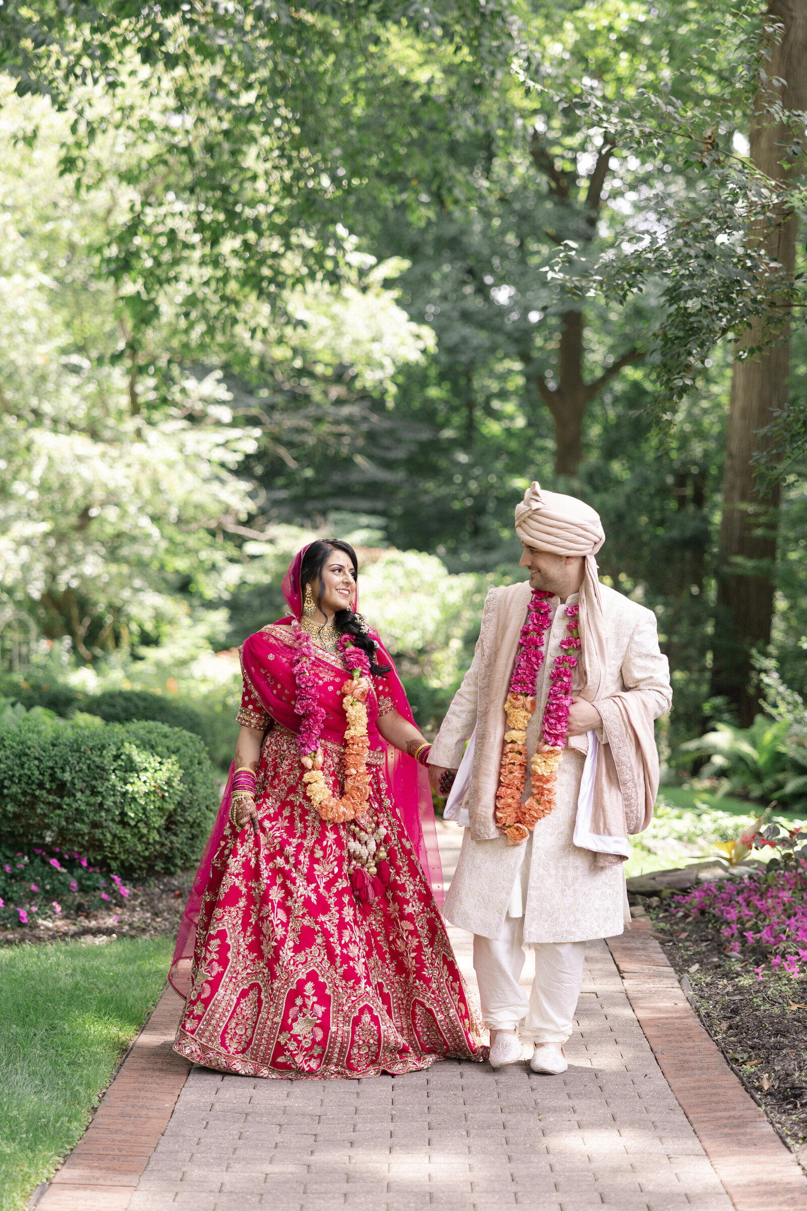 65_Kate Campbell Floral Colorful Indian Wedding at Gramercy Mansion by Anna Schmidt photo
