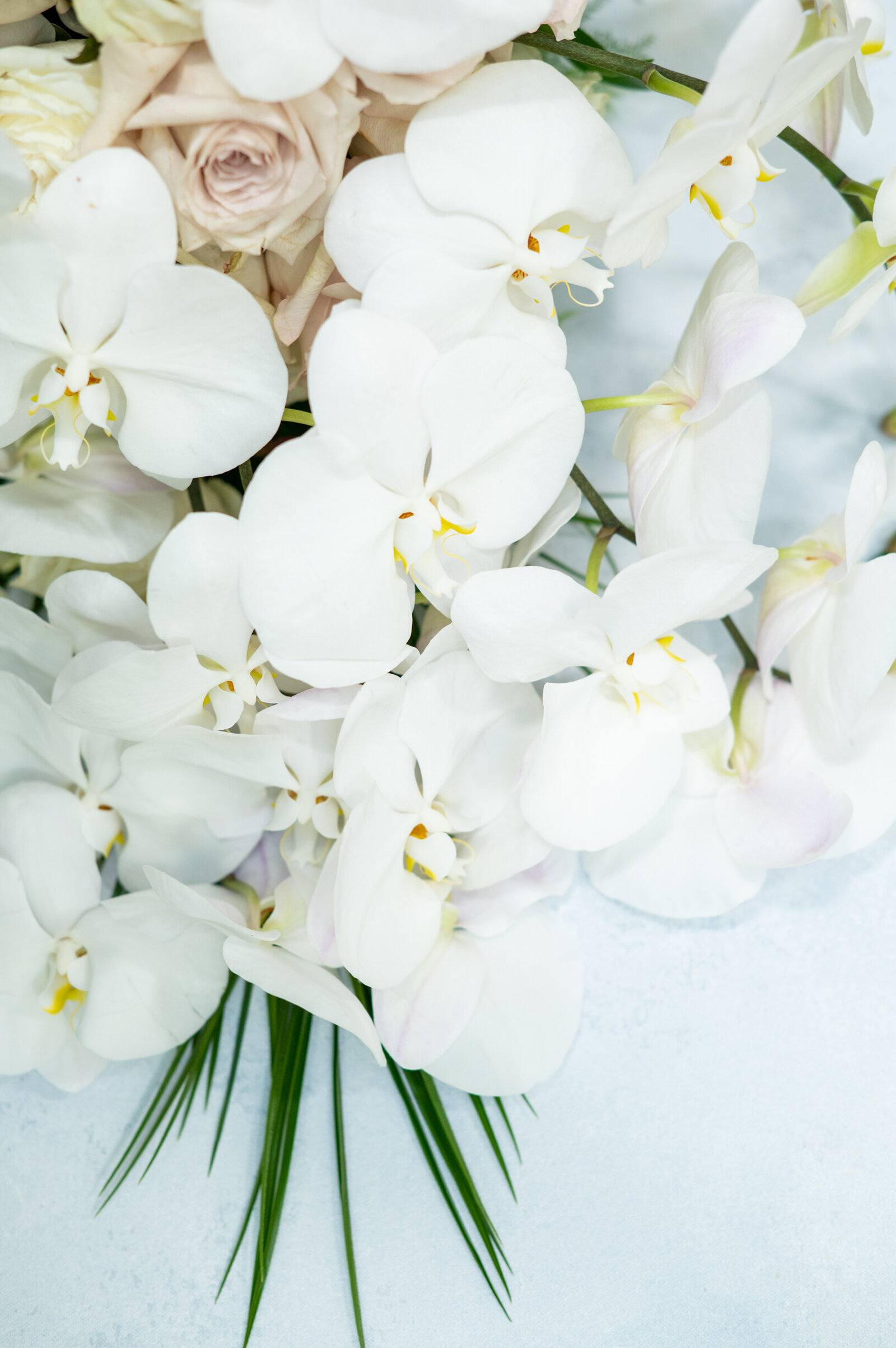 botanic garden wedding bridal flowers