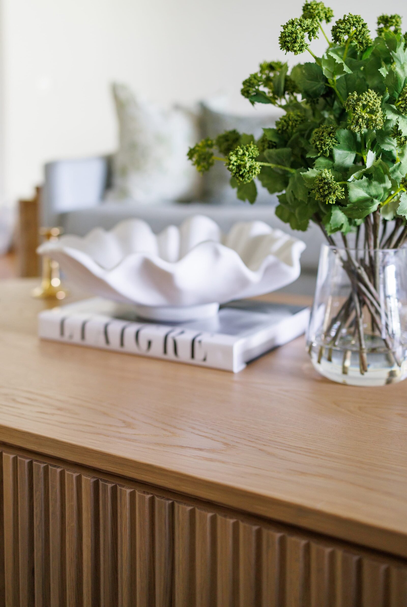 vision and hammer styled shelves book on wooden table