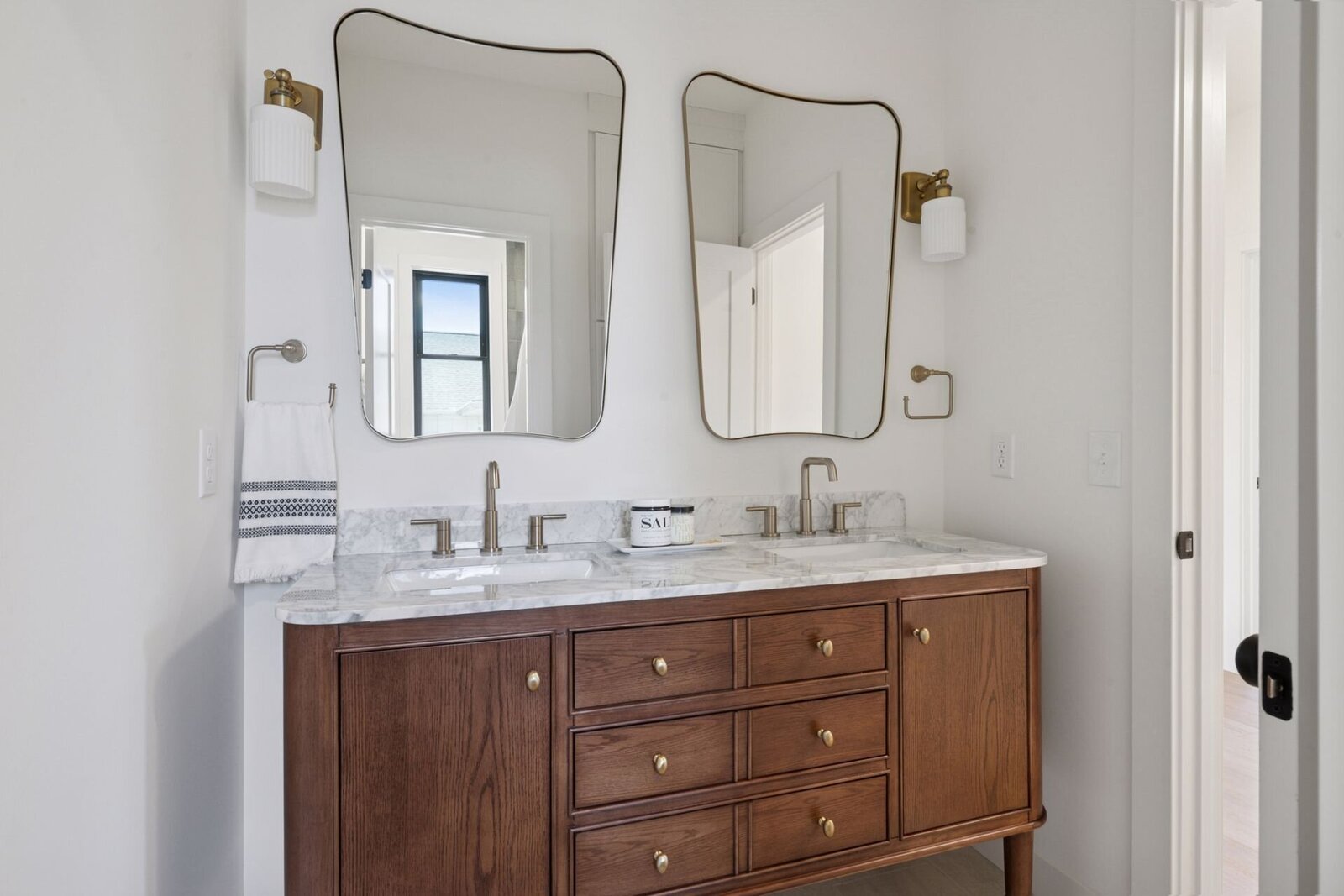 4404 West 58th Street - Upper Level Full Bath with Dual Vanity & Separate WC & Shower Space