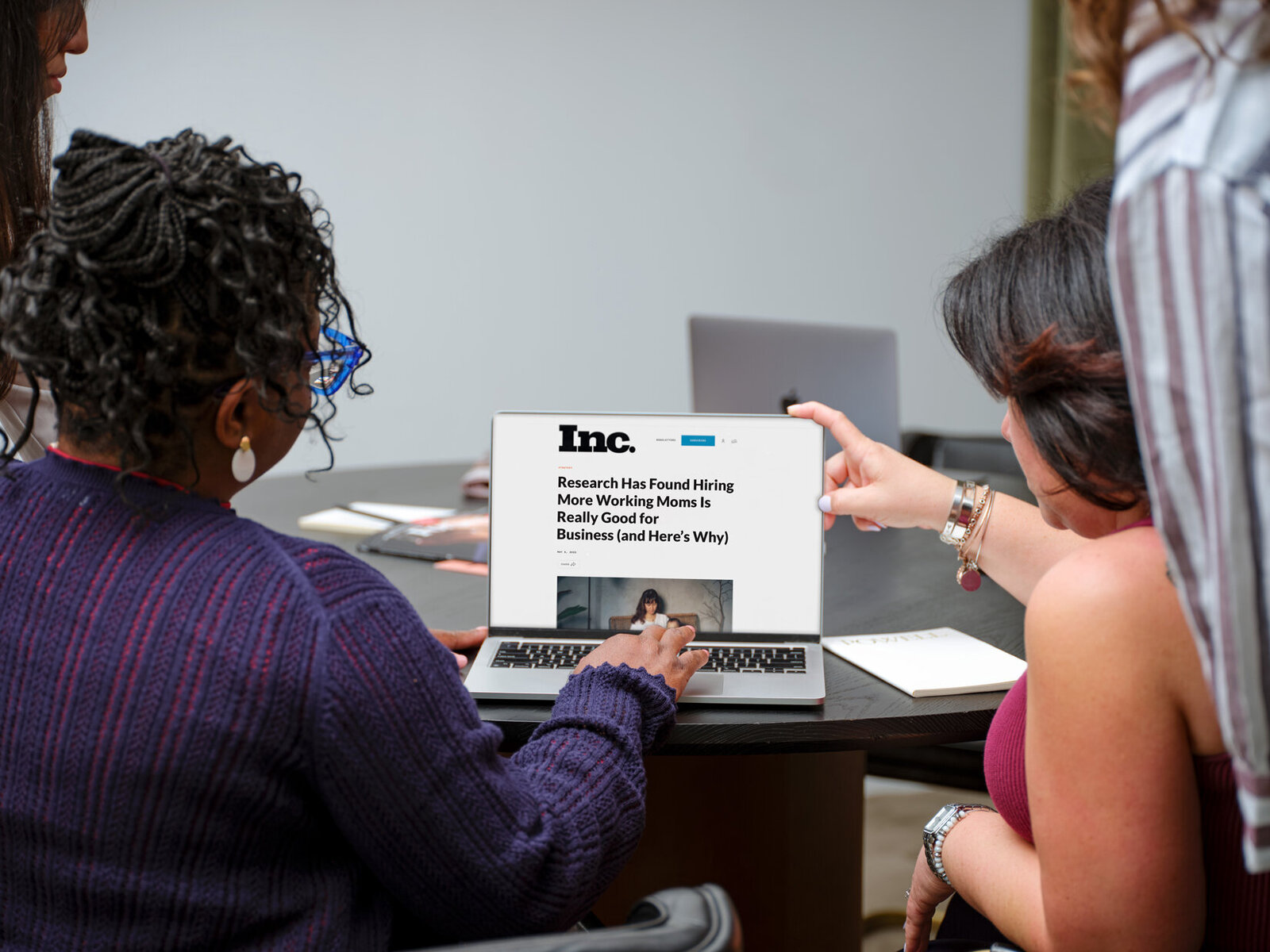 Powell is a women-owned, digital PR agency. Inc article is being featured in this image.