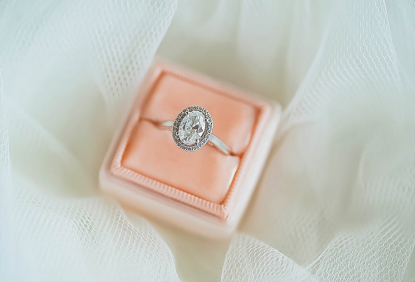 Gorgeous Engagement Ring Macro Detail Phhotograph.