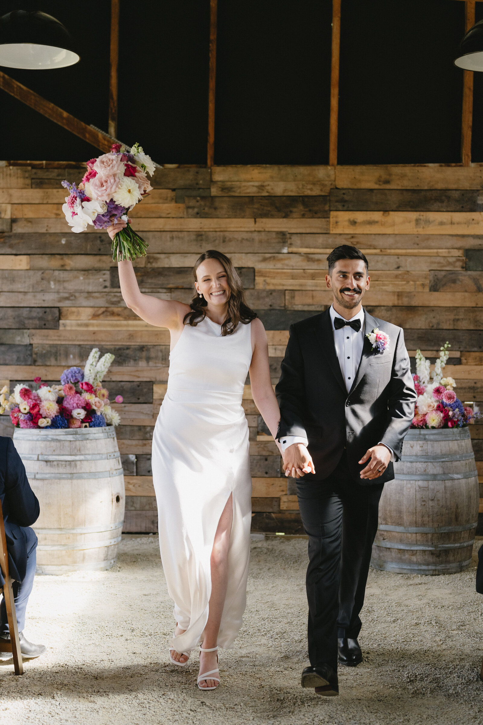 Wedding at Ben Lomond Lavender Farm
