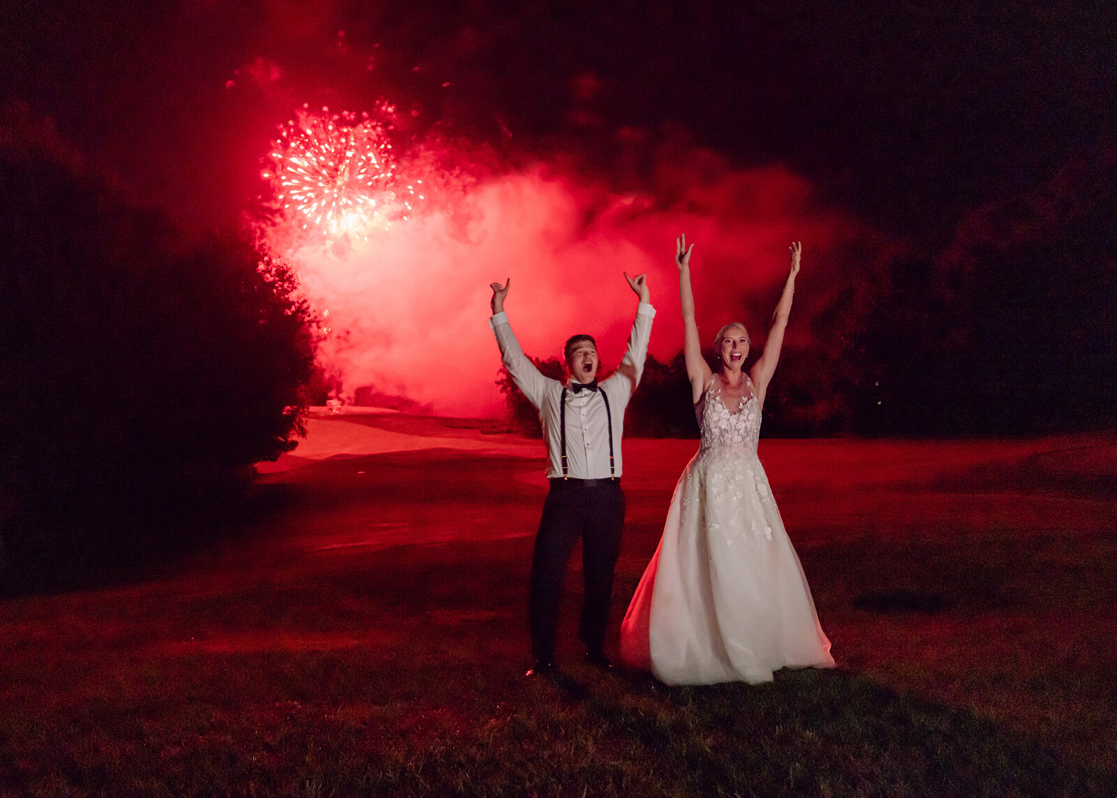 best new england wedding photographer ct fireworks