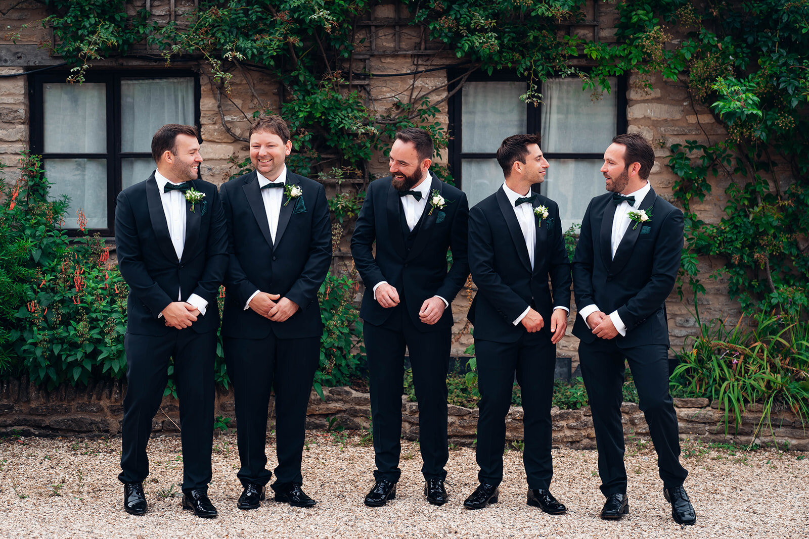 groomsmen-black-tie-at-great-tythe-barn