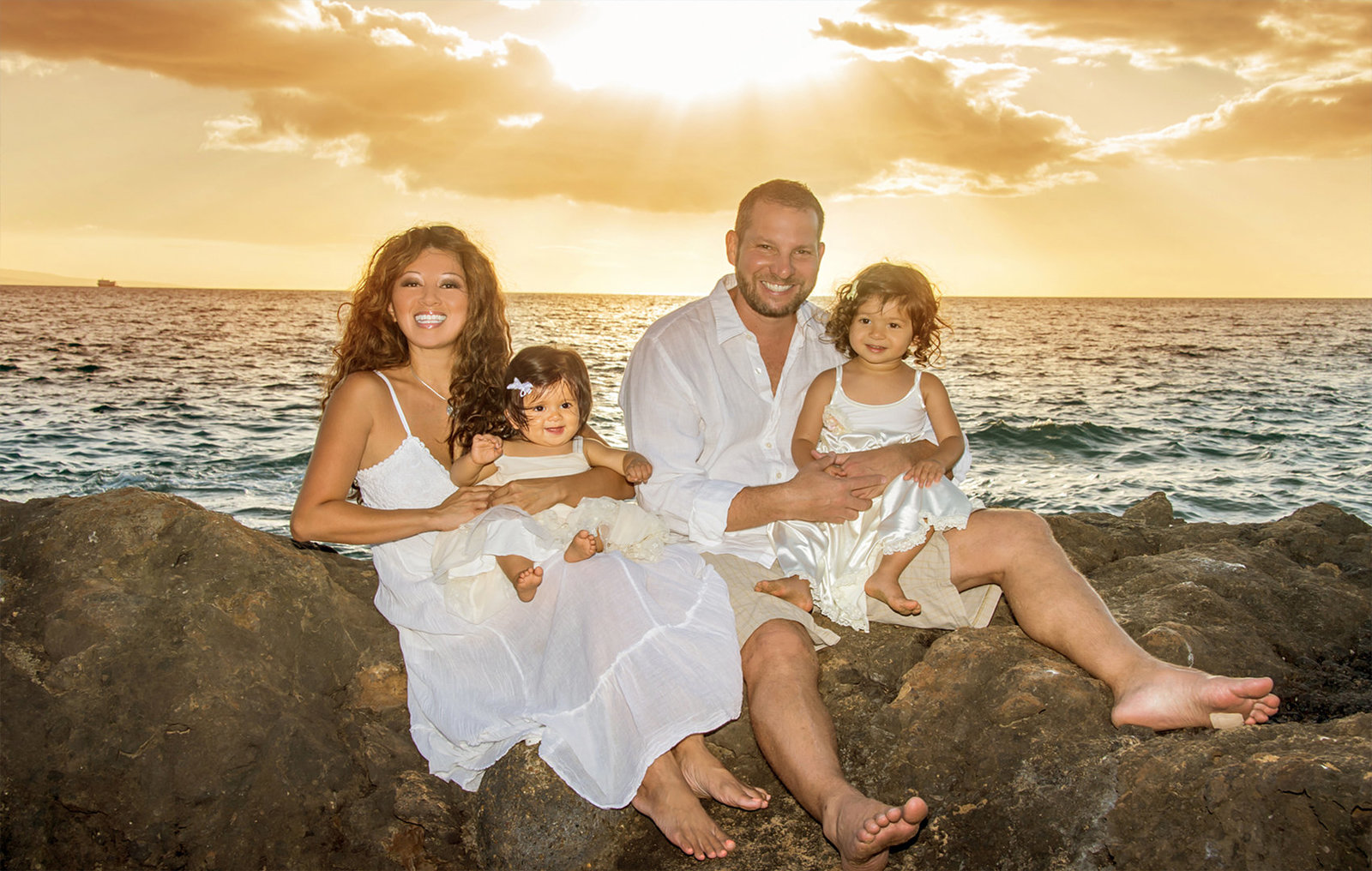 Family portrait photographers in Kauai