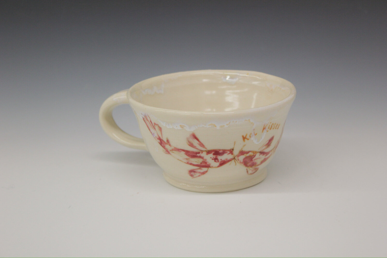 Two Hearts, One Pond mug