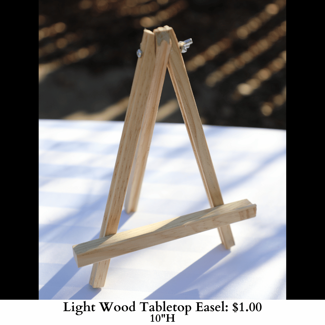 Light Wood Tabletop Easel-757