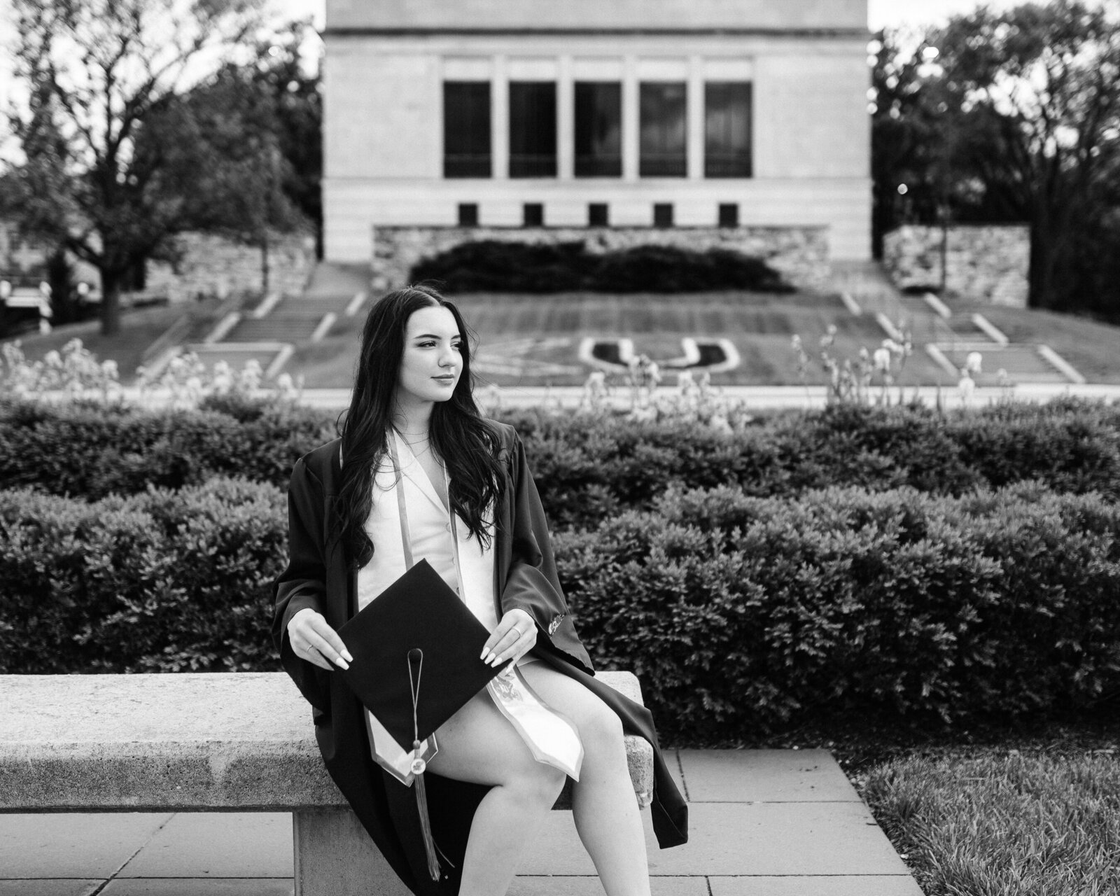 Hannah KU Jayhawks Kansas College Graduation Pictures-5