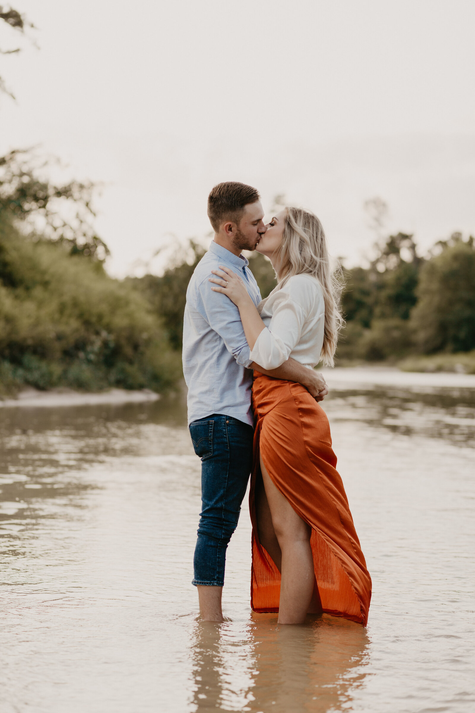 Pundt Park Engagement Session in Spring, Texas