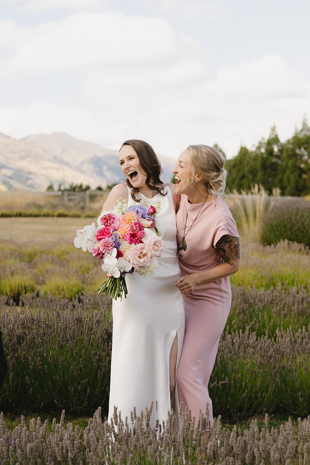 Wedding at Ben Lomond Lavender Farm
