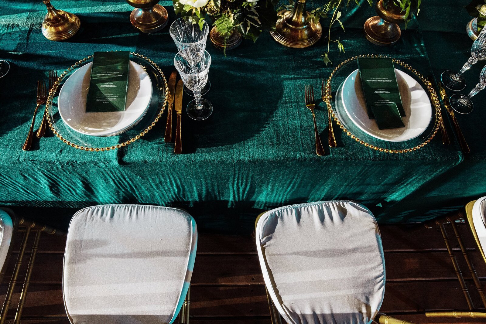 San Diego moody green wedding