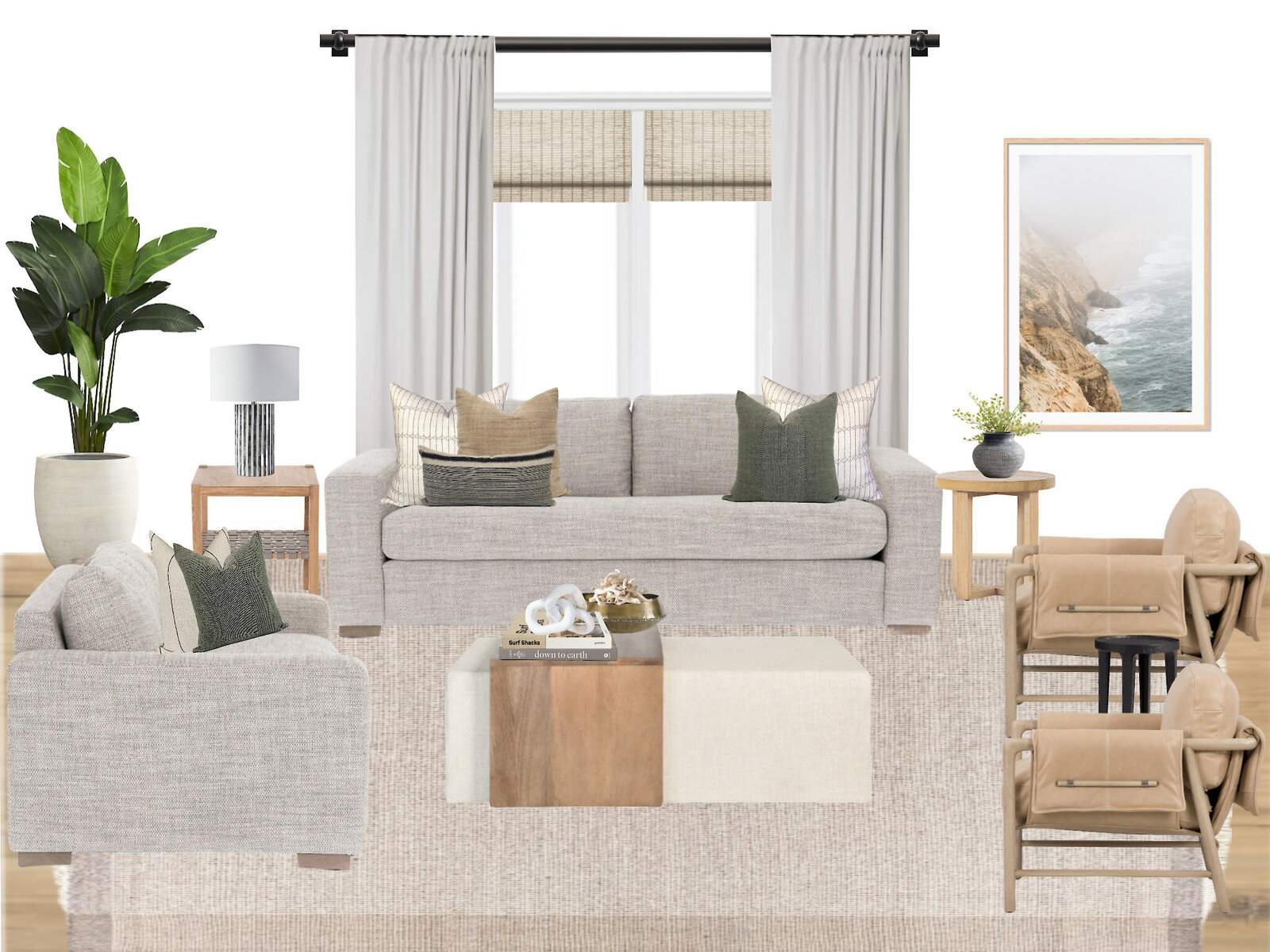 Cali casual living room