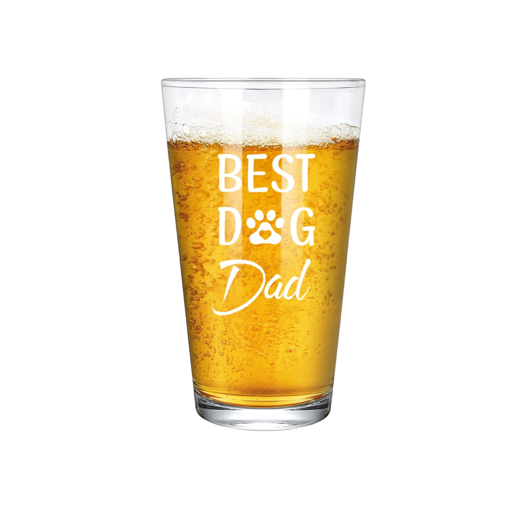 best dog dad beer glass