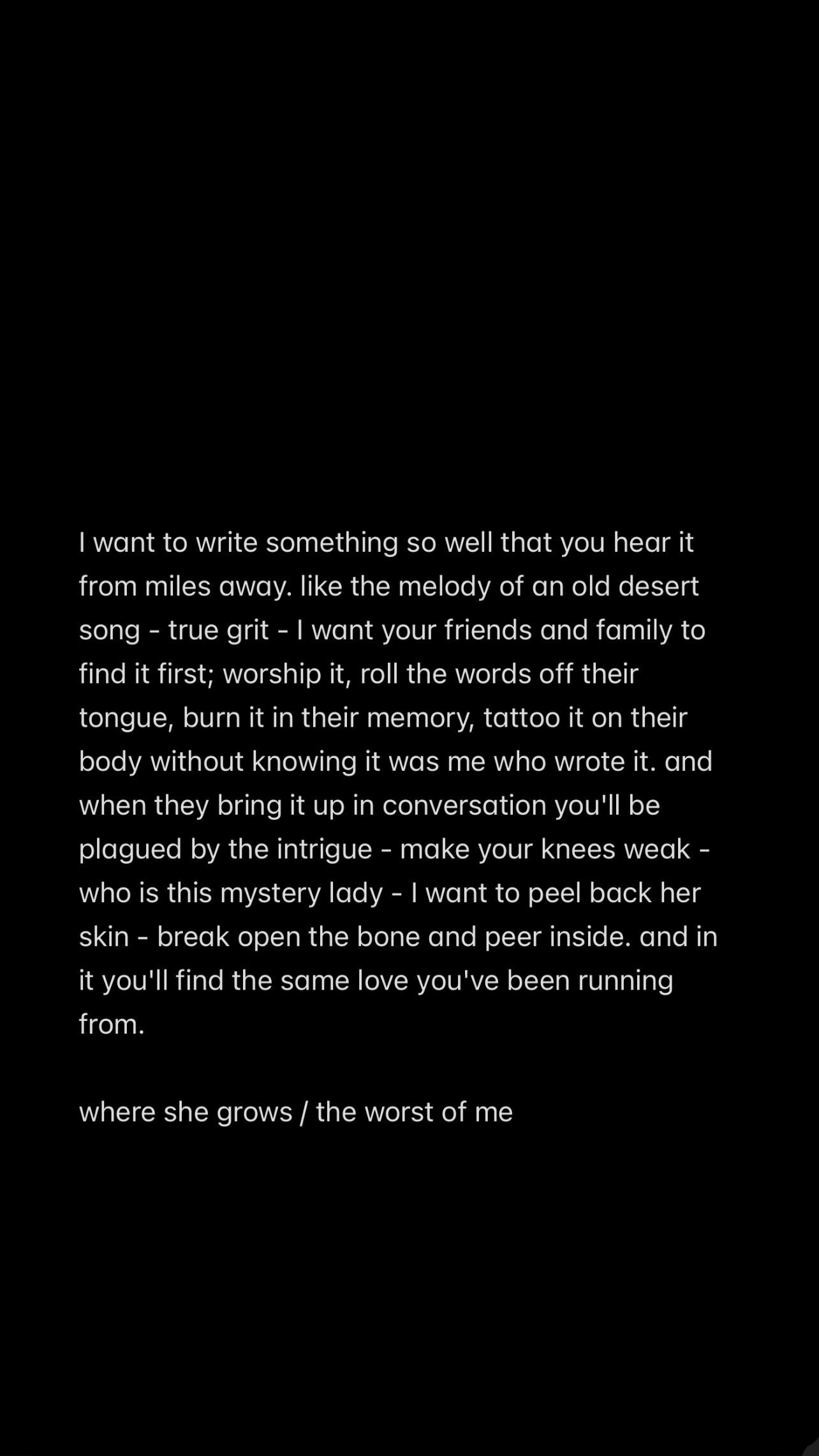 break up poems where she grows 2