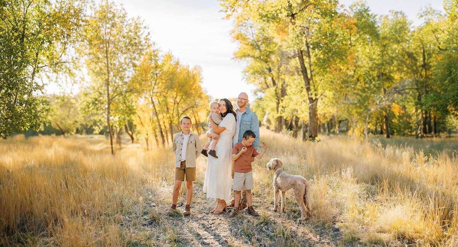 Candid Family Photo in Snow Canyon in St. George Utah