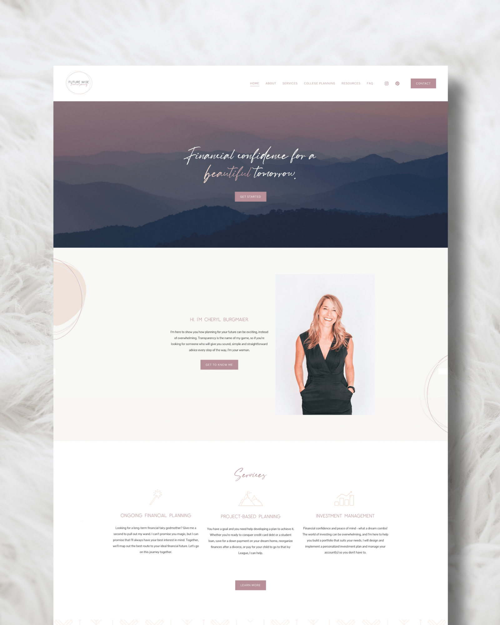 Financial Planner Website
