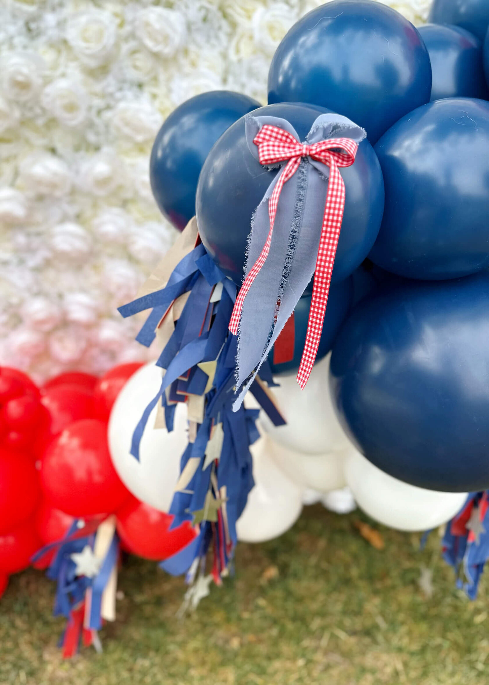 balloon decoration in orange county california for fourth of july