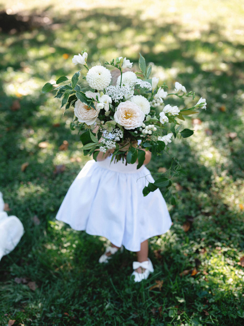 45Kate Campbell Floral Brittland waterfront tented wedding by Molly McManus photo