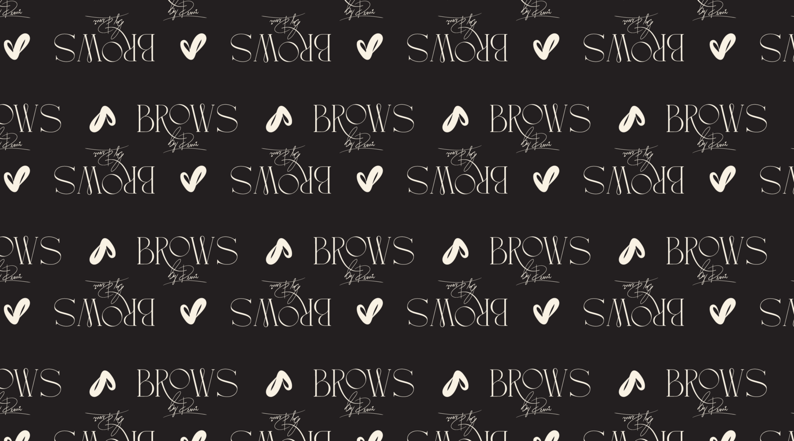 BROWS BY DEMI DARK WALLPAPER