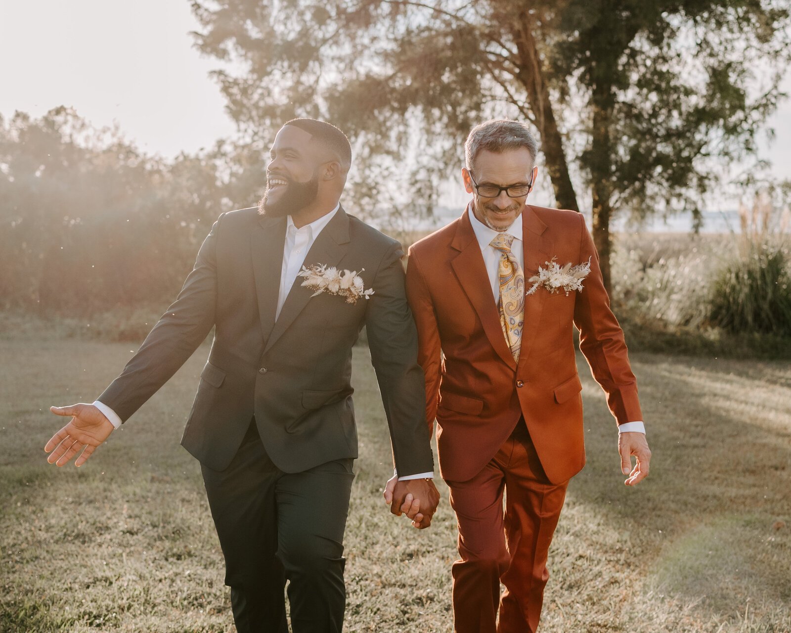 Same Sex Fall Charleston Wedding at Golden Hour