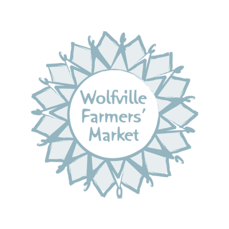Wolfville Farmers' Market Blue Logo
