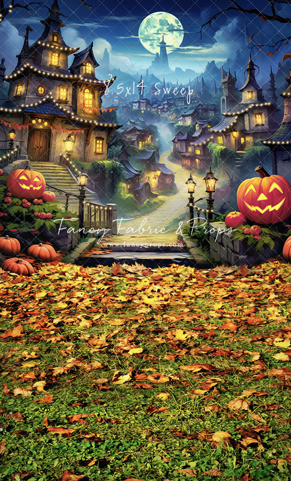 spooky town lights