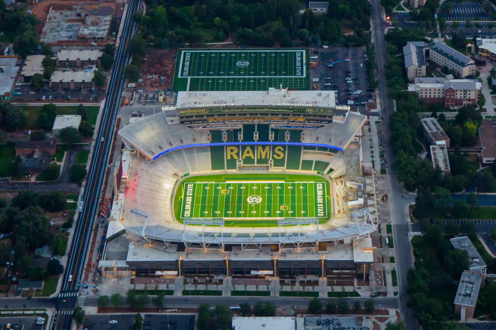 CSU Rams Aerial Photo Night